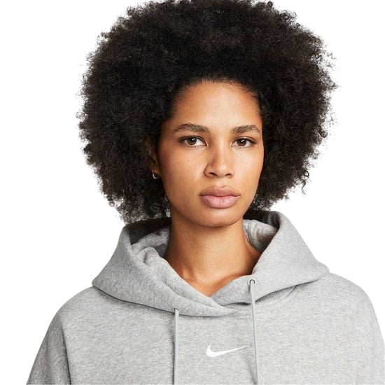 Nike Oversized hoodie met capuchon van Phoenix-fleece voor dames (Grijze Heide/Wit) - Image 3