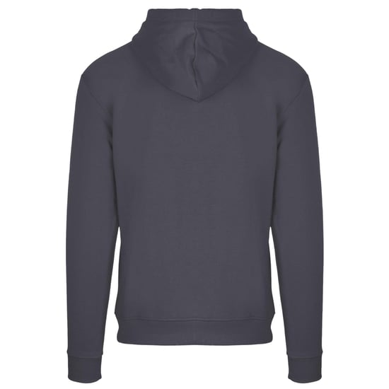 Aquascutum Hoodie met lange mouwen en kangoeroezak voor heren (Antraciet) - Image 2