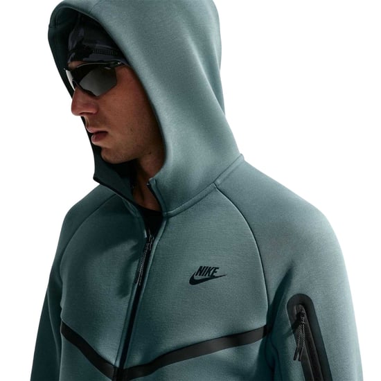 Nike Heren-hoodie met ritssluiting en chevronpatroon (Leisteen) - Image 3