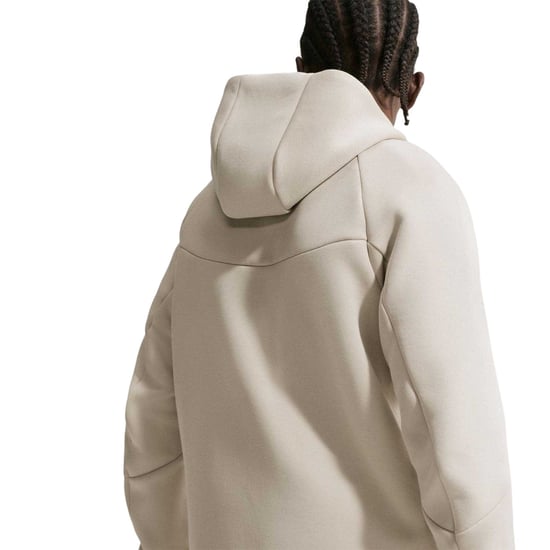 Nike Heren-hoodie met ritssluiting en chevronpatroon (Crème) - Image 4