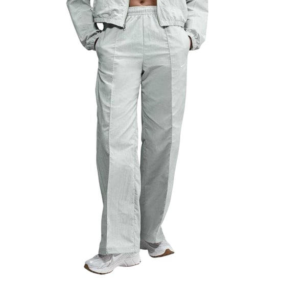 Nike Geweven joggingbroeken voor dames van NSW (Lichtzilver/Wit) - Image 2