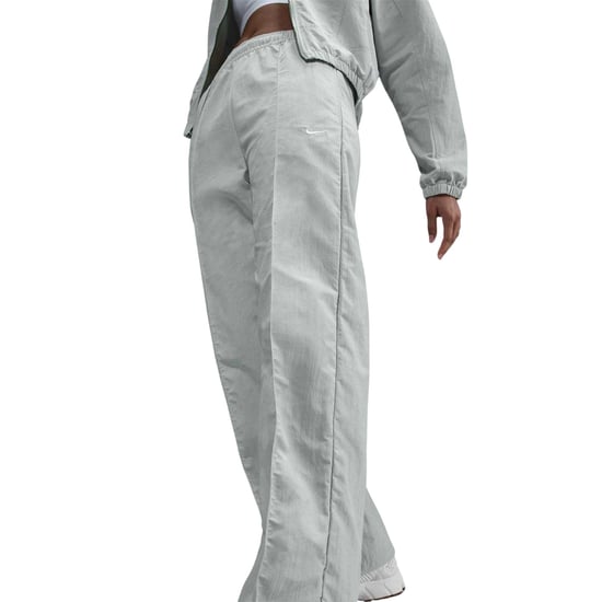 Nike Geweven joggingbroeken voor dames van NSW (Lichtzilver/Wit) - Image 5