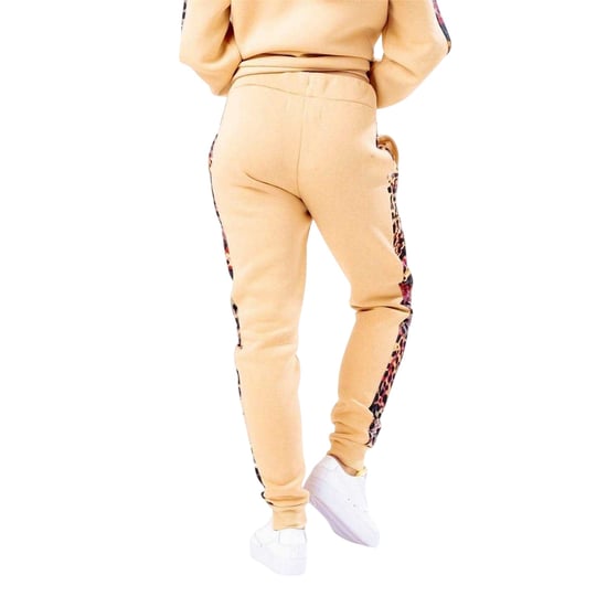 Hype Dames Geweven Dierenprint Joggingbroek (Hazelnoot) - Image 2