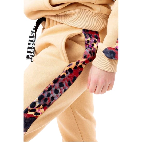 Hype Dames Geweven Dierenprint Joggingbroek (Hazelnoot) - Image 4