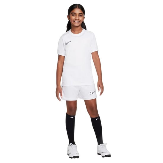 Nike Swoosh-shirt van de Kinderacademie (Wit/zwart) - Image 1