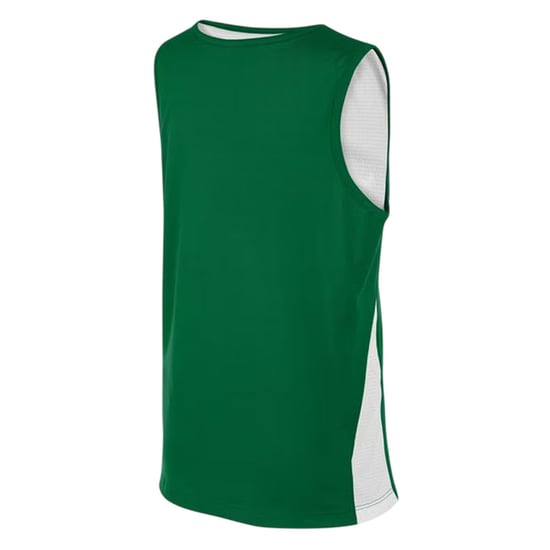 Nike Basketbalshirt voor kinderen met V-hals en zonder mouwen (Dennengroen/Wit) - Image 2