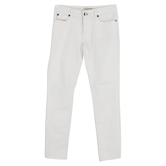 Burberry jeans met rechte pijpen in wit katoen - Image 1