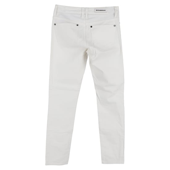 Burberry jeans met rechte pijpen in wit katoen - Image 2