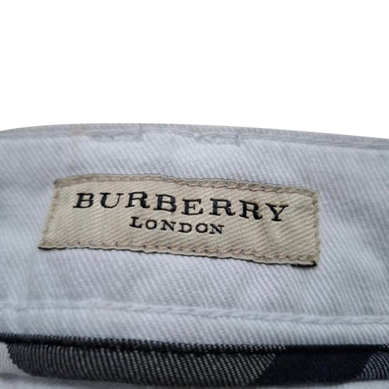 Burberry jeans met rechte pijpen in wit katoen - Image 3