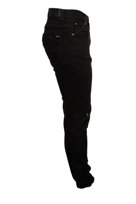 Amiri, Zwarte distressed jeans - Image 2
