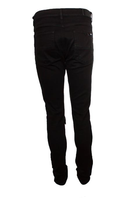 Amiri, Zwarte distressed jeans - Image 3