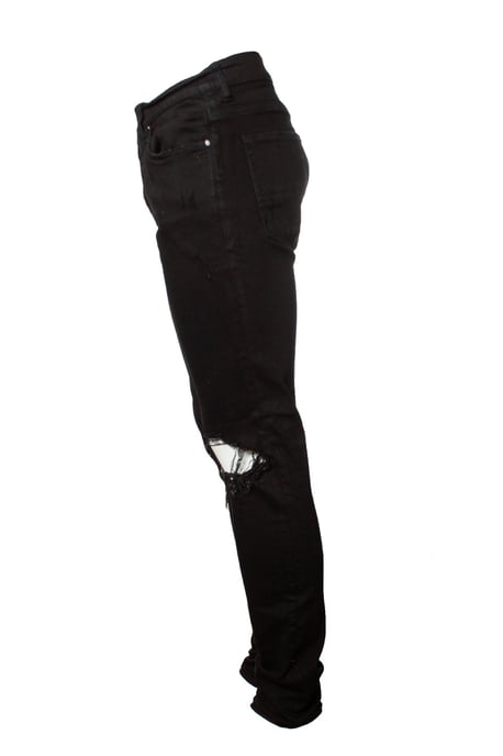 Amiri, Zwarte distressed jeans - Image 4