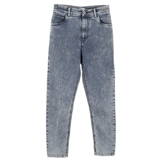 Miu Miu Boyfriend jeans in lichtblauwe katoen met wassing in grijs. - Image 1