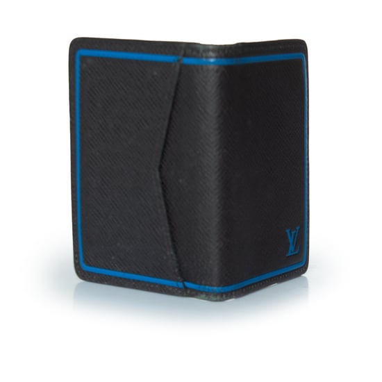 Louis Vuitton Taiga organizer in zwart en blauw - Image 2