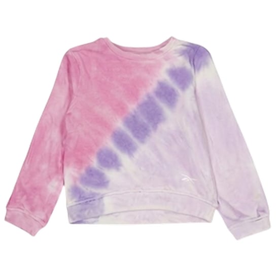 Reebok Set met tie-dye-sweatshirt en -short voor babymeisjes (Zakje roze tie-dye) - Image 4
