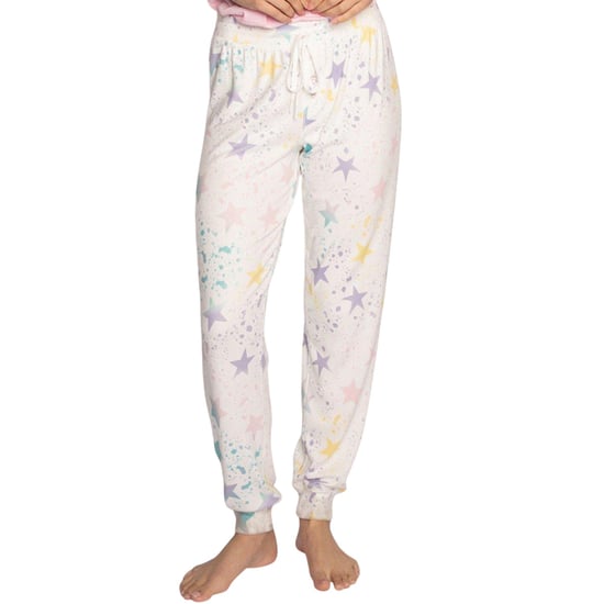 PJ Salvage Loungebroek met sterrenprint voor dames (Gebroken wit) - Image 2