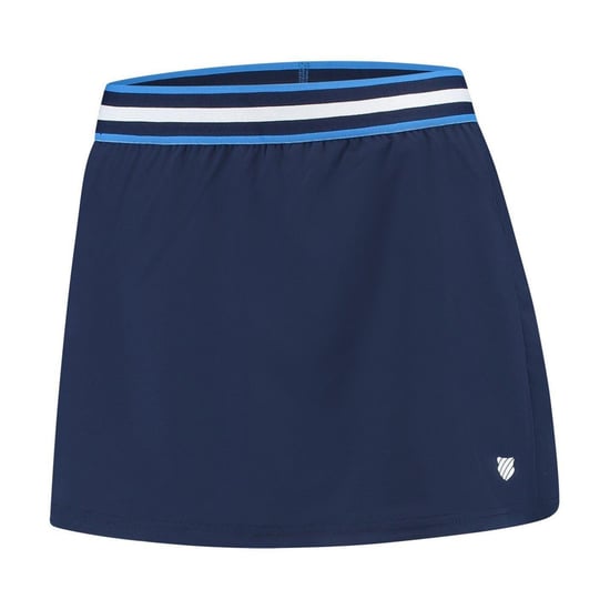 K-Swiss Dames Kleurblok Tennis Skort (Marineblauw) - Image 1