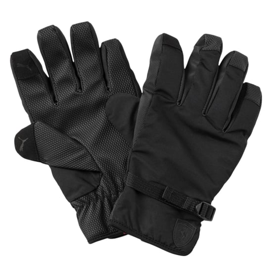 Puma Heren Fleece Shield Logo Handschoenen (Zwart) - Image 3