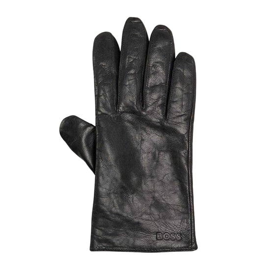 Boss Heren Gioli Lichtgewicht Leren Dagelijkse Handschoenen (Zwart) - Image 1