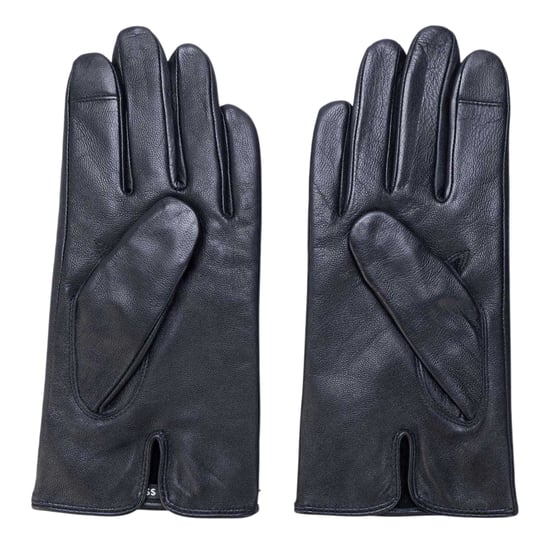 Boss Heren Gioli Lamsleer Handschoenen (Donkerblauw) - Image 2