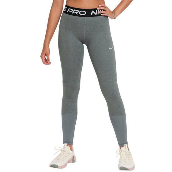 Nike Pro-legging voor meisjes (Carbon Heather) - Image 2