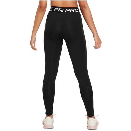 Nike Pro-legging voor meisjes (Zwart/Wit) - Image 3