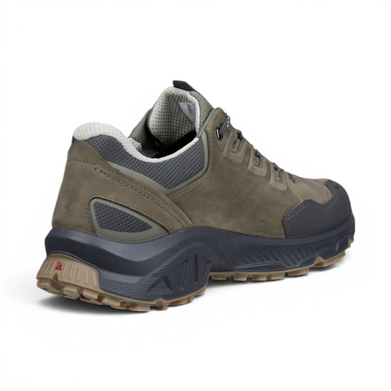 Ecco Mannen Groene Leren Waterdichte Wandeltrainer Sneaker Schoenen - Receptor XP - Image 6