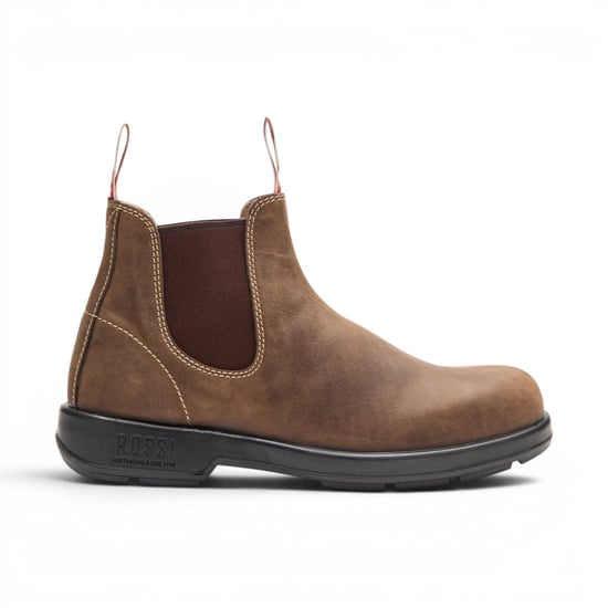 Rossi 404 Mocha bruine leren Outdoor Chelsea Laarzen - Spinifex - Image 1