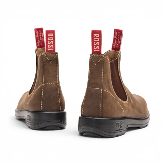 Rossi 404 Mocha bruine leren Outdoor Chelsea Laarzen - Spinifex - Image 4