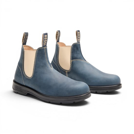Rossi 404 Stormblauwe leren Outdoor Chelsea Laarzen - Spinifex - Image 3