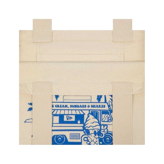 New Era Canvas draagtas uit Los Angeles (Lichtbeige print) - Image 2