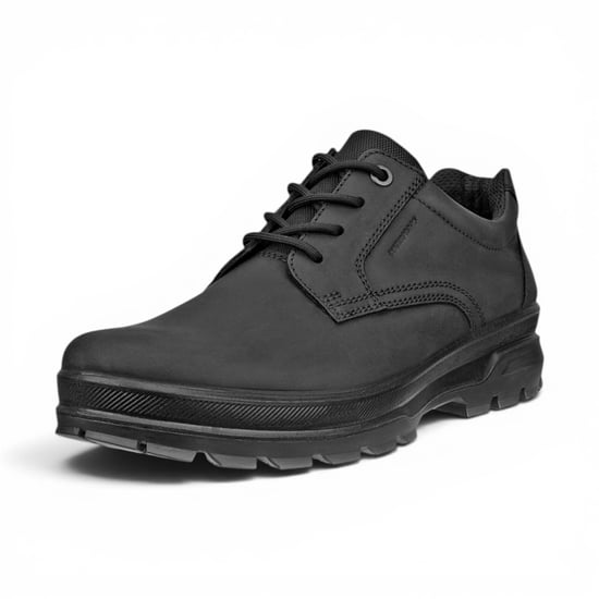 Ecco Zwarte Leren Waterdichte Casual Schoenen voor Heren - Rugged Track 25 - Image 5