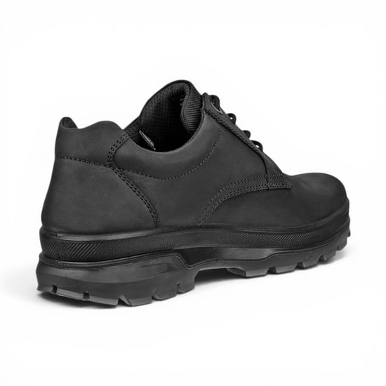 Ecco Zwarte Leren Waterdichte Casual Schoenen voor Heren - Rugged Track 25 - Image 6