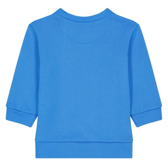 Off White Baby-trui van katoenmix, normale pasvorm (Blauw) - Image 2