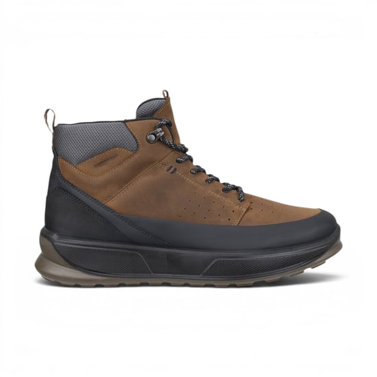 Ecco heren waterdichte zwarte beige leren buitenwandellaarzen - Byway 2.0 - Image 1