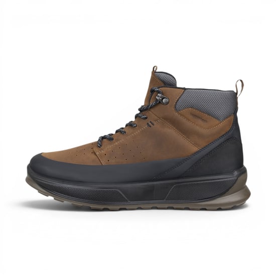 Ecco heren waterdichte zwarte beige leren buitenwandellaarzen - Byway 2.0 - Image 3