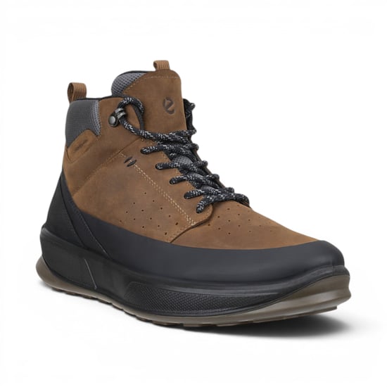Ecco heren waterdichte zwarte beige leren buitenwandellaarzen - Byway 2.0 - Image 4