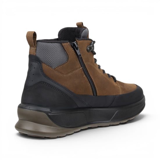 Ecco heren waterdichte zwarte beige leren buitenwandellaarzen - Byway 2.0 - Image 6