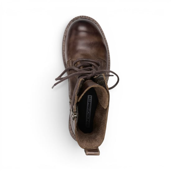 Windsorsmith Dames bruine leren veterschoenen - pauze - Image 5
