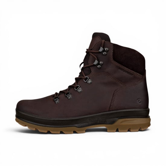 Ecco Bruine Leren Waterdichte Veterschoenen Voor Heren - Rugged Track 25 - Image 3