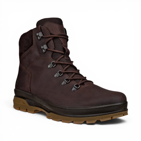 Ecco Bruine Leren Waterdichte Veterschoenen Voor Heren - Rugged Track 25 - Image 4
