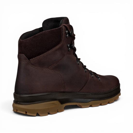 Ecco Bruine Leren Waterdichte Veterschoenen Voor Heren - Rugged Track 25 - Image 6