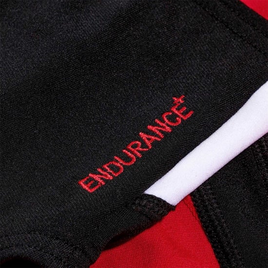 Speedo Dames/Dames Kleurblok Eendelig Zwempak (Zwart, Rood) - Image 4