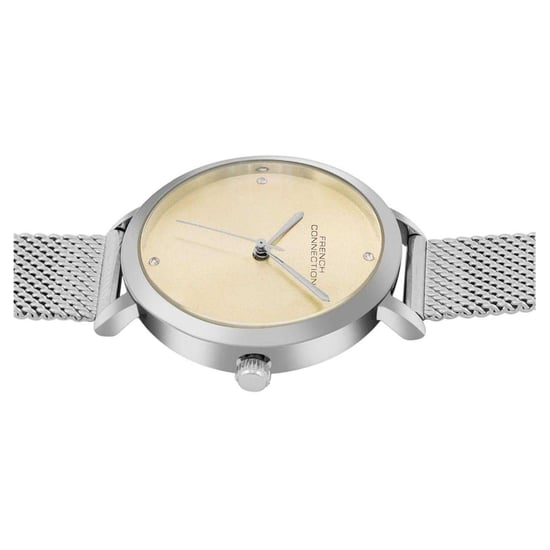 French Connection Dames/Dames Analoog Horloge (Mosterd/zilver) - Image 3