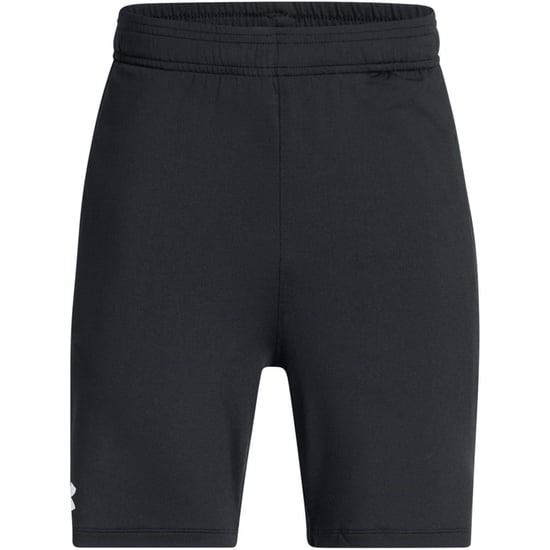 Under Armour Jacquard-short met ventilatieopeningen voor kinderen (Zwart/Wit) - Image 1