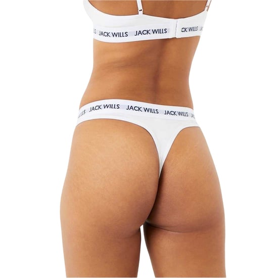 Jack Wills Dames-string met Deptford-logo (set van 3) (Roze/Wit) - Image 2