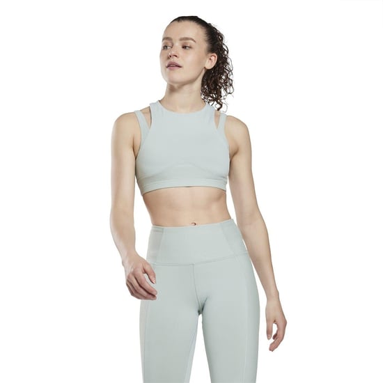 Reebok Sportbeha met meerdere lagen voor dames (Studio-model) (Blauw) - Image 4