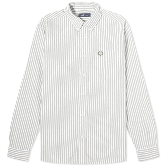 Fred Perry Herenpoloshirt met dubbele kraag (Wit) - Image 1