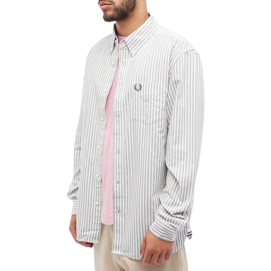 Fred Perry Herenpoloshirt met dubbele kraag (Wit) - Image 2