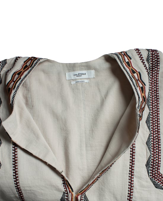 Isabel Marant Etoile, embroidered beige top - Image 6